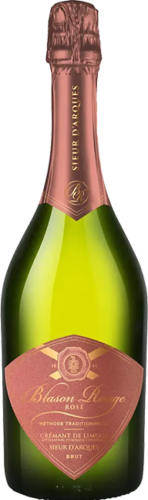 blason rouge cremant de limoux brut rose
